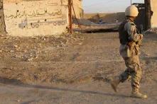 Nach der Tötung Soleimanis - Ein Soldat auf Patrouille im Irak.