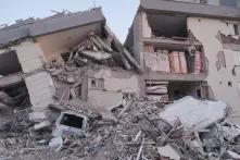 Häuser nach dem Erdbeben in der Türkei