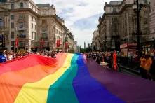 Rainbow-Falg at the London Pride Parade 2009