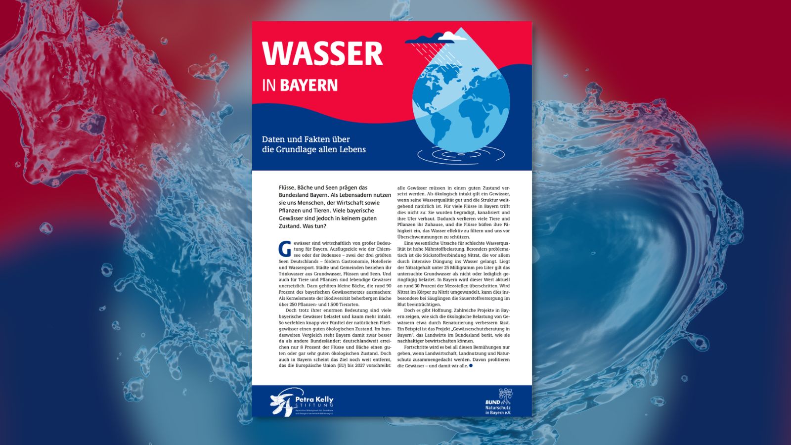 Wasseratlas Regionalbeilage Bayern