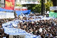 Demonstration in Argentinien