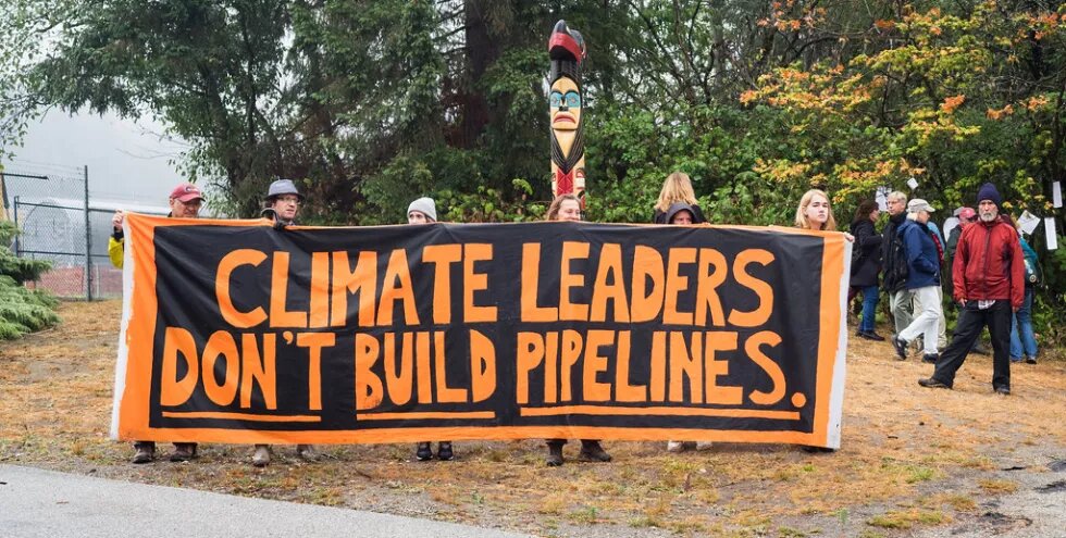 March to Stop Trans Mountain Oil Pipeline, August 25, 2018