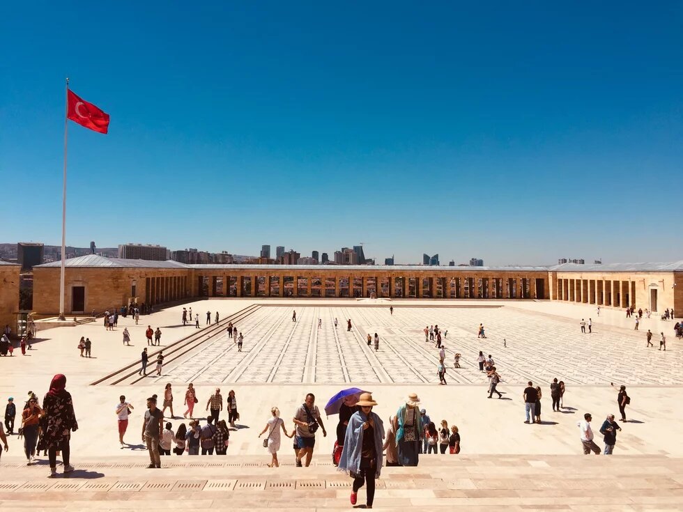 Menschen in Ankara