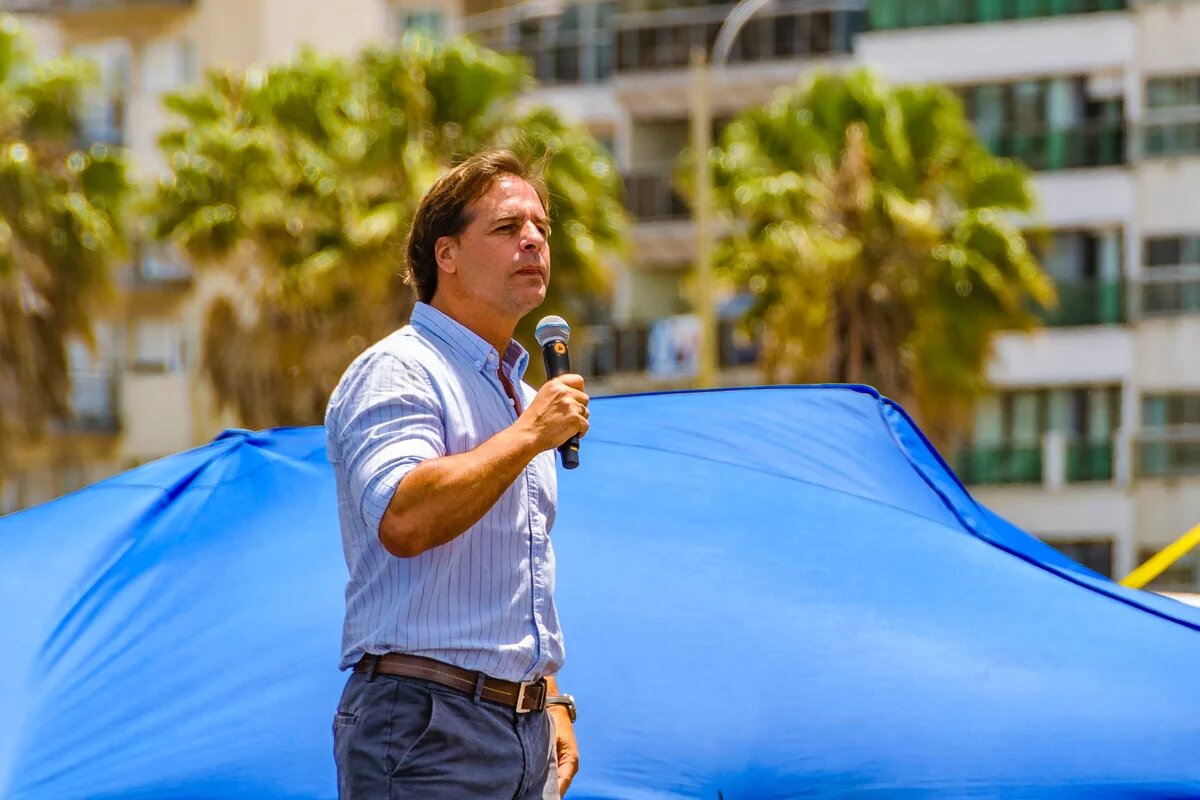 Luis Lacalle Pou, der neue Präsident Uruguays im November in Montevideo