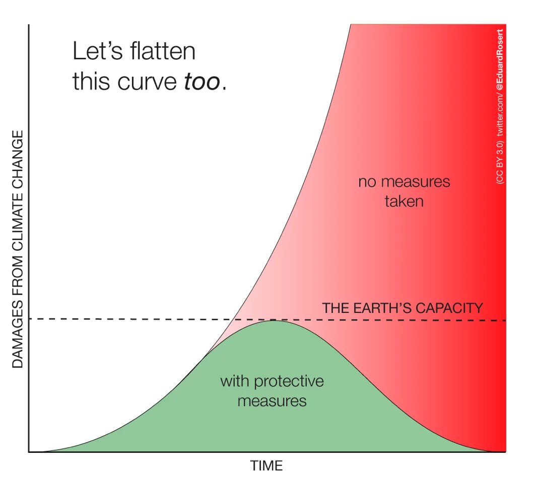 Warum Staaten in der Coronakrise handeln und in der Klimakrise nicht: Lets Flatten This Curve Too