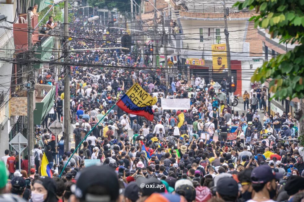 Nationaler Streik in Kolumbien