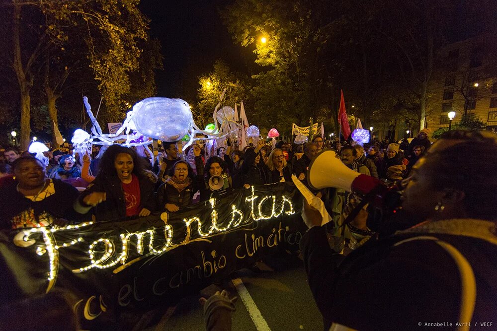 Demonstration für Frauenrechte