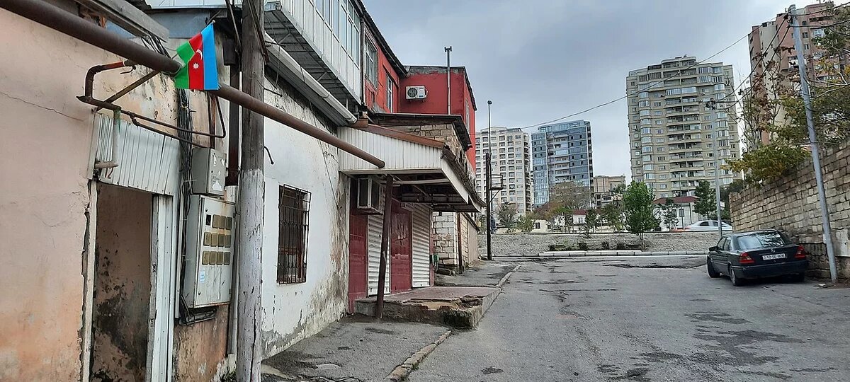 Empty Street in Baku