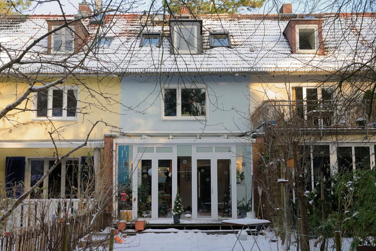 Reihenmittelhaus in Berlin-Zehlendorf mit einer Erdwärmepumpe