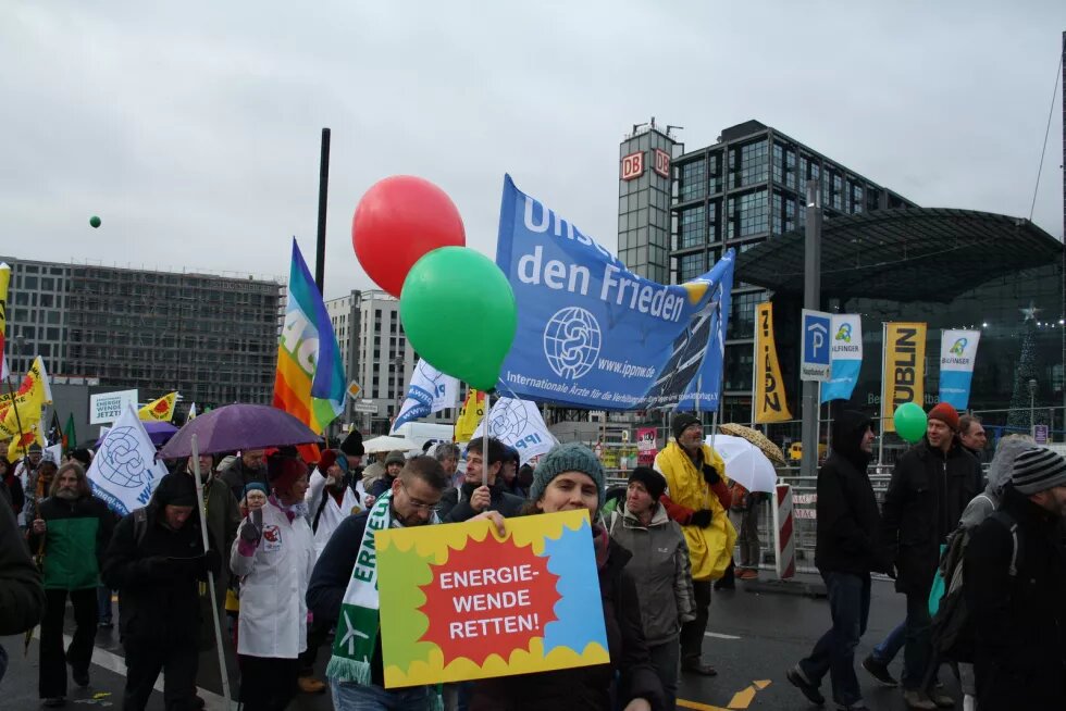 "Energiewende retten - Demo", am 30.11.2013 in Berlin 
