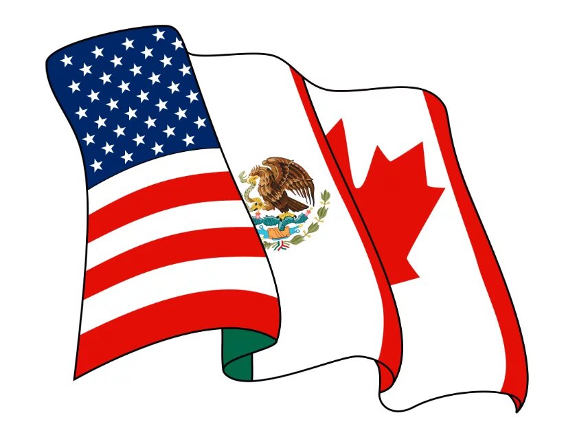 Logo der NAFTA - des Nordamerikanischen Freihandelsabkommens