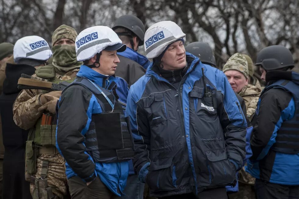 OSZE-Beobachter in der Region Donezk