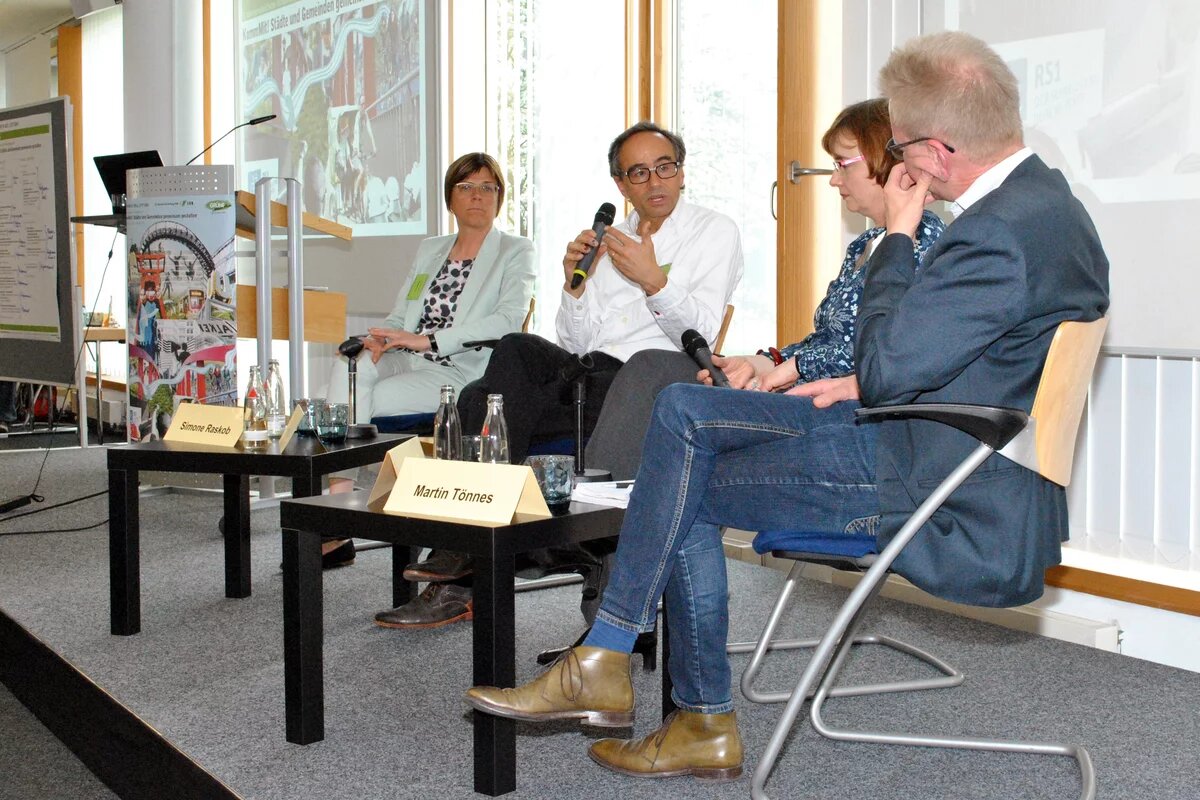 Podiumsdiskussion auf dem 5. Kommunalpolitischer Bundeskongress der Heinrich-Böll-Stiftung