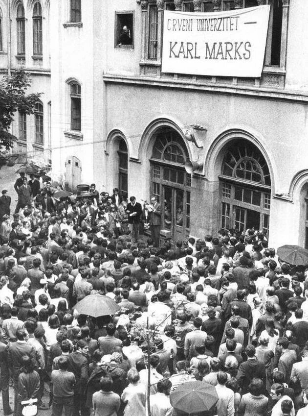 Karl-Marx Red University, Belgrade, June 1968