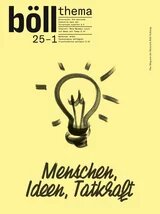 Cover: Böll.Thema 1/2025: Menschen, Ideen, Tatkraft